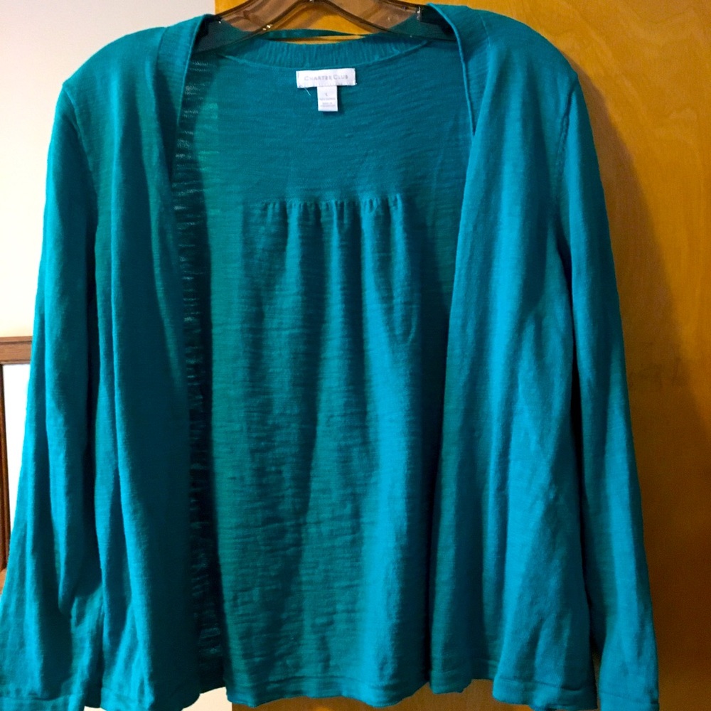 Charter Club Long Sleeve Cardigan-LGE Never worn
